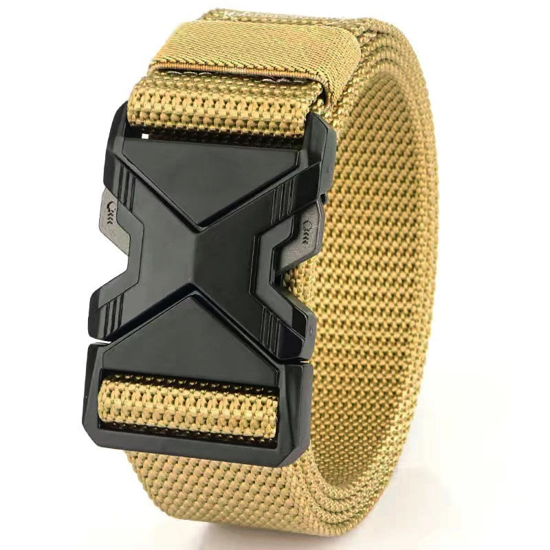 1Pc Men'S Tactical Sports Belt, Adjustable Quick Release Buckle Multipurpose Outdoor Training Mountaineering Belt for Ideal Gift