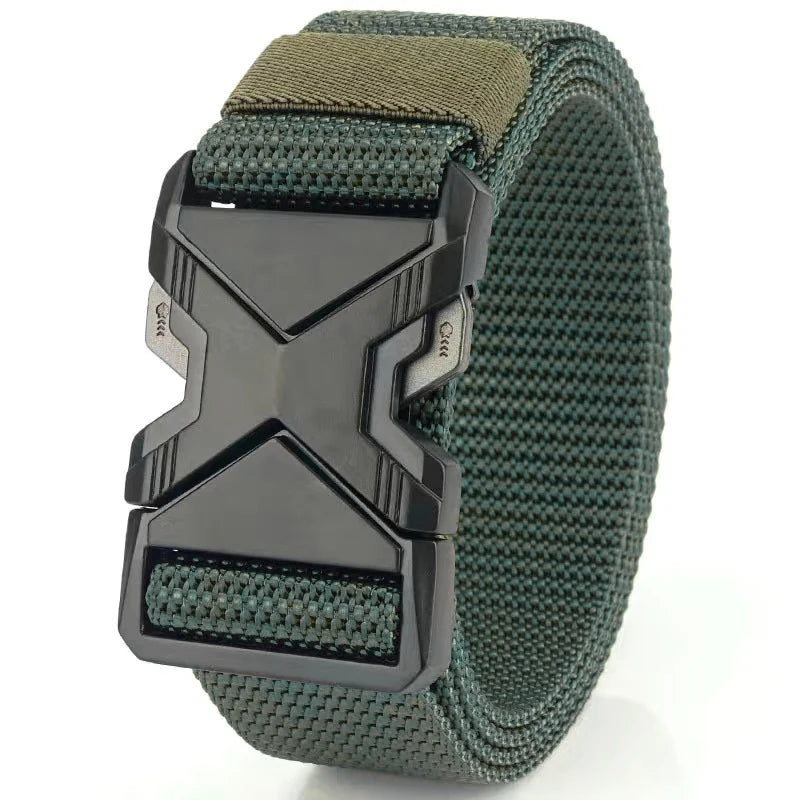 1Pc Men'S Tactical Sports Belt, Adjustable Quick Release Buckle Multipurpose Outdoor Training Mountaineering Belt for Ideal Gift