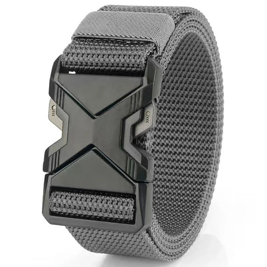1Pc Men'S Tactical Sports Belt, Adjustable Quick Release Buckle Multipurpose Outdoor Training Mountaineering Belt for Ideal Gift